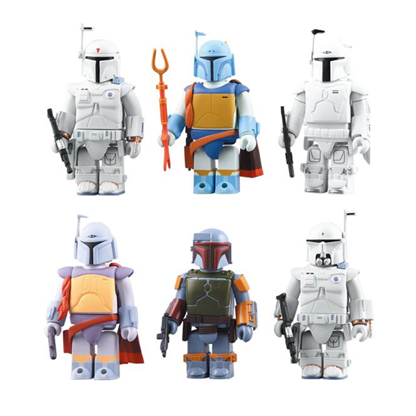 MEDICOM TOY KUBRICK Hand-Made Model Star Wars Boba Fett Series box