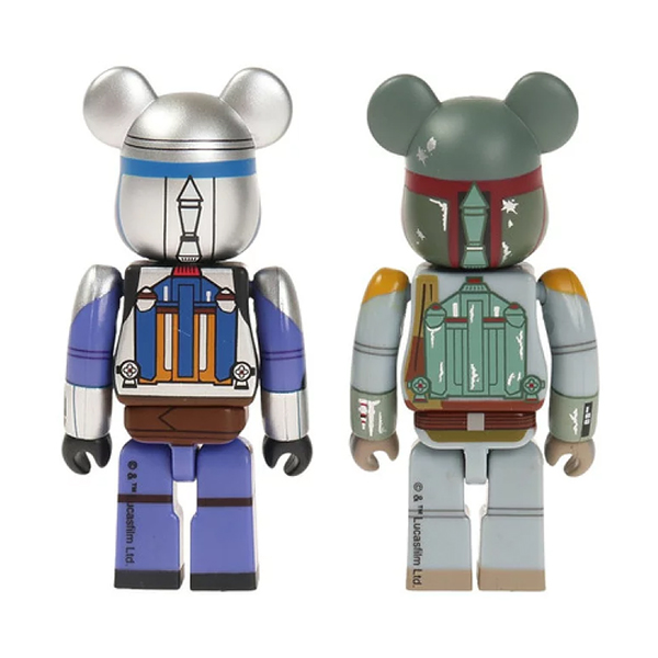 MEDICOM TOY Brick Bear Star Wars Hand-Made Model Set Jango Fett