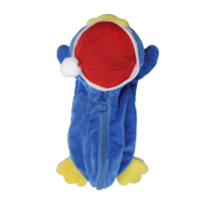 Jing'an Hall Limited Edition Tang Penguin Plush Pencil Case Blue
