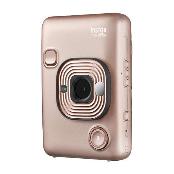 FUJIFILM instax mini LiPlay Advanced Polaroid Camera Rose Gold 1pc