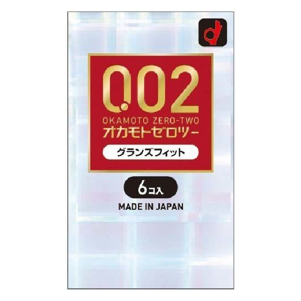 冈本 薄度均一 避孕套 0.02EX 前端加宽 6个装