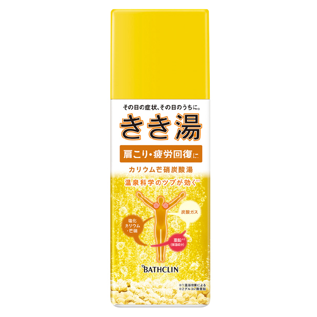 巴斯克林KiKi汤泡澡浴盐缓解肩酸腰痛疲劳入浴剂浴盐【碳酸氢钾碳酸】360g