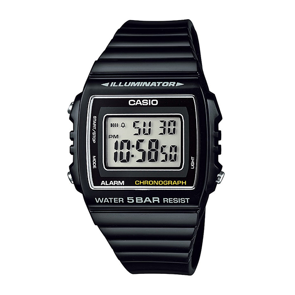 CASIO three-hand quartz watch W-215H-1AJH 1 piece-DONKI Official
