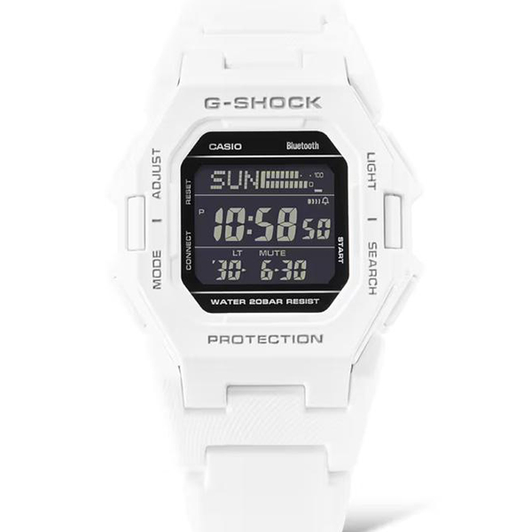 【極美品】G-SHOCK CASIOホワイト CASIO G-SHOCK series step monitoring men's electronic dial quartz