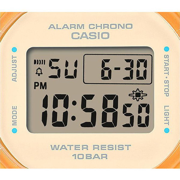 CASIO BABY-G series transparent hollow ladies' electronic watch