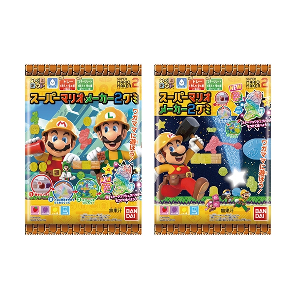 BANDAI Super Mario theme handmade DIY soft candy, mini, 24g-DONKI