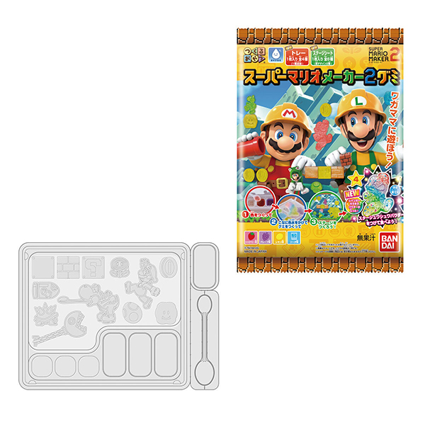 BANDAI Super Mario theme handmade DIY soft candy, mini, 24g-DONKI