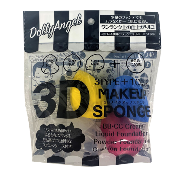 1号仓-DA 3D 美妆蛋（带盒）-驚安の殿堂 ドン・キホーテ