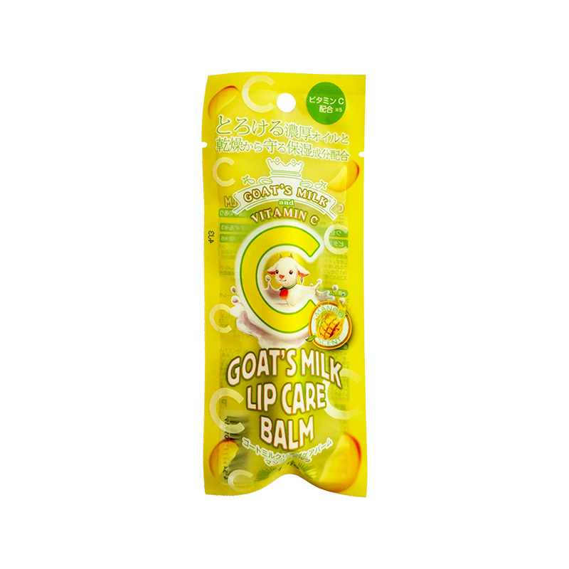 PPIH Goat Milk Moisturizing Lip Balm Mango Milk 1.5g-DONKI