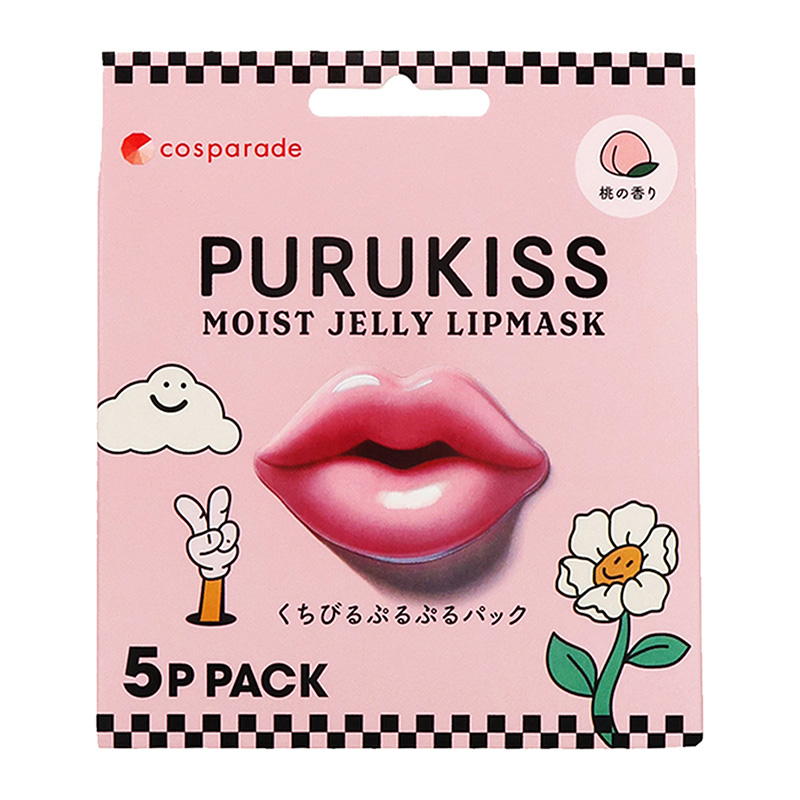 PPIH Cosparade PuruKiss lip mask peach flavor 5 pieces-DONKI