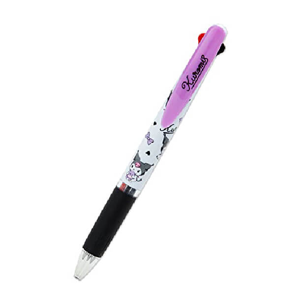 Ciel♥プロフ見てね　♡新品♡クロミ　リボン柄シャーペン サンリオ クロミ 三菱鉛筆 ジェットストリーム 3色ボールペン-驚安の