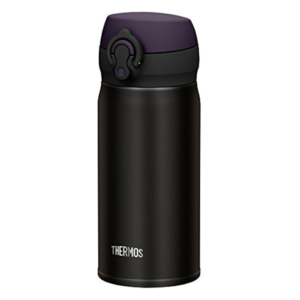 THERMOS膳魔师真空断热保温保冷杯不锈钢男女便携水杯JNL-352 【全黑色】350ml