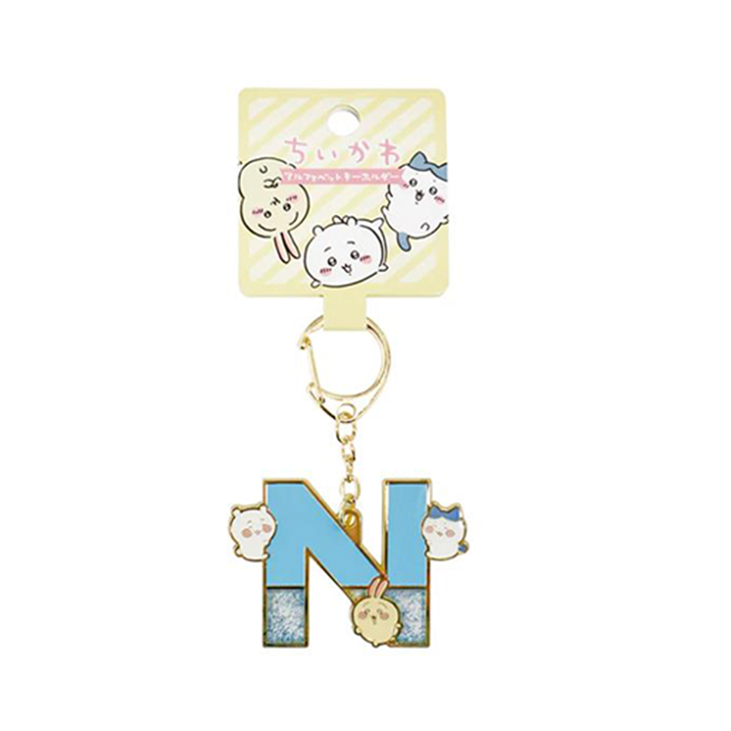 TomanToys Chiikawa Theme Letter Keychain N 1pc-DONKI Official