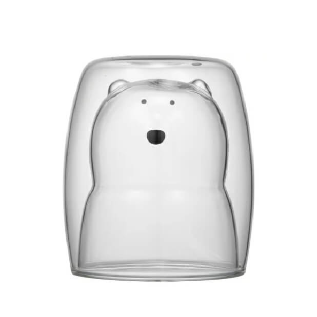 シービージャパン 耐熱アニマル ダブルグラス シロクマ 270ml-驚安の