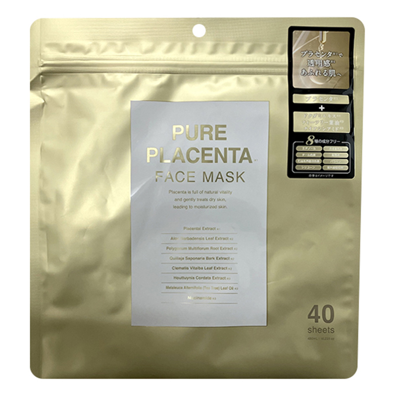 驚安の殿堂 PREMIUM FACE MASK ピュアプラセンタ 40枚-驚安の殿堂