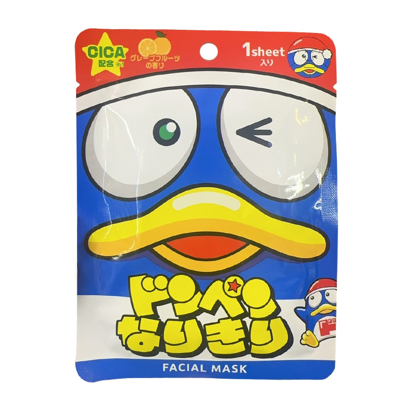 驚安殿堂 日本直郵保濕滋潤補水修復整肌禮物伴手禮 唐企鵝變身面膜 1片