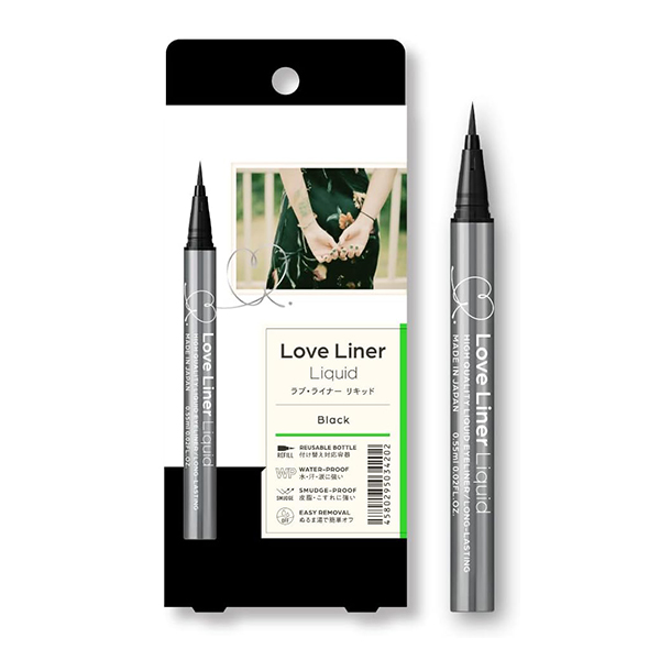 Love Liner Waterproof and Smudge-Free Liquid Eyeliner R4 Black