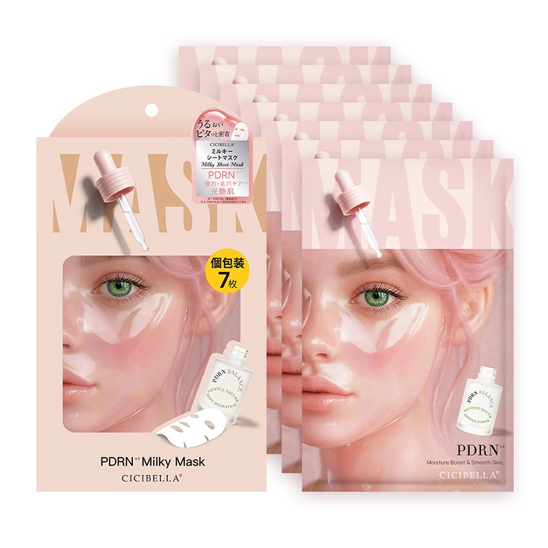 CICIBELLA シシベラ PDRN Milky Mask ミルキーシートマスク PDRN 7枚入