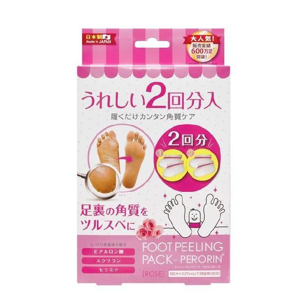 Foot Peeling Pack 去角質腳套膜 玫瑰花香 2次份