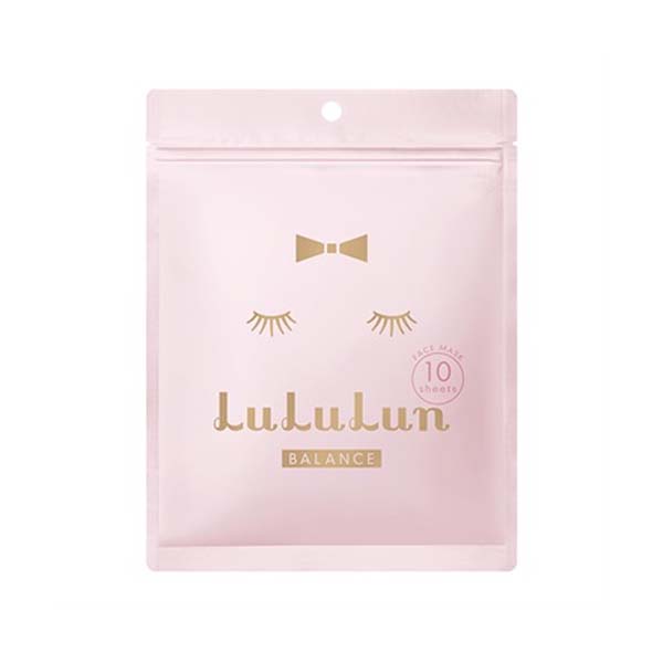  LuLuLun补水修护水润平衡修护整肌面膜【粉色】10片装