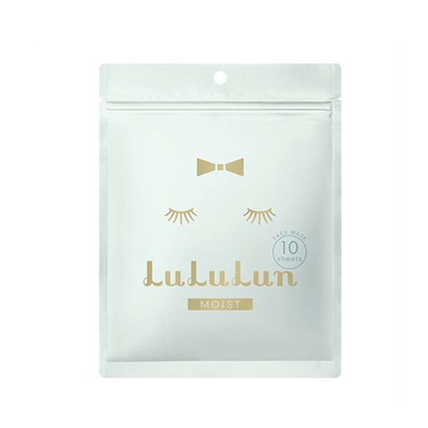 LuLuLun高保湿滋润修平滑细腻毛孔护整肌舒缓护肤面膜【蓝色】10片装