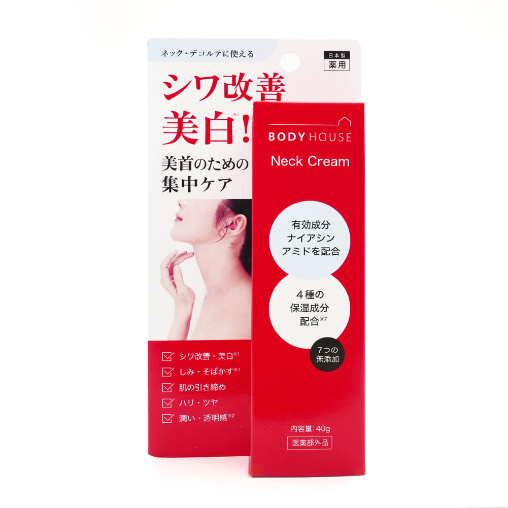BODY HOUSE Line Lightening Whitening Multi-Effect Neck Cream 40g 