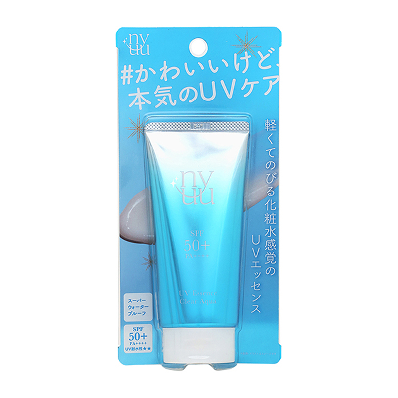 2号仓-nyuu 精华型滋润防晒霜SPF50+PA++++ 清透水润80g-DONKI Official