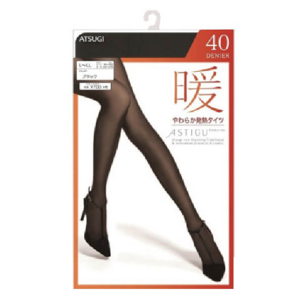 厚木 ATSUGI 【暖】柔軟發熱連褲襪40 黑色 L-LL 1雙入