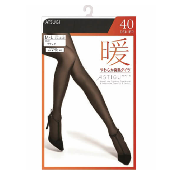 厚木 ATSUGI 【暖】柔軟發熱連褲襪40 黑色 M-L 1雙入