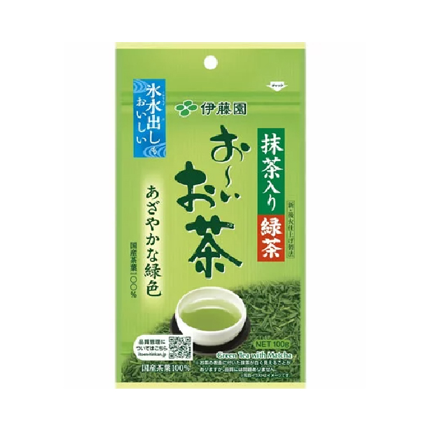 2号仓-伊藤园美味茶系列绿茶(添加抹茶) 100g-DONKI Official Online