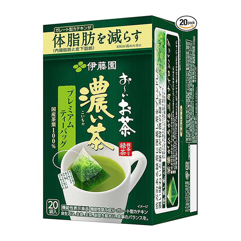 Itoen Oi Ocha Fat Loss Boost Low Calorie Strong Tea Bags 20 Bags