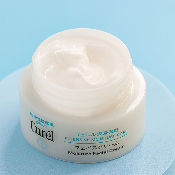 Curél Moisture Facial Cream 大容量1.7倍4個入り Curel キュレル 潤浸保湿フェイスクリーム 70g 大容量1.7倍