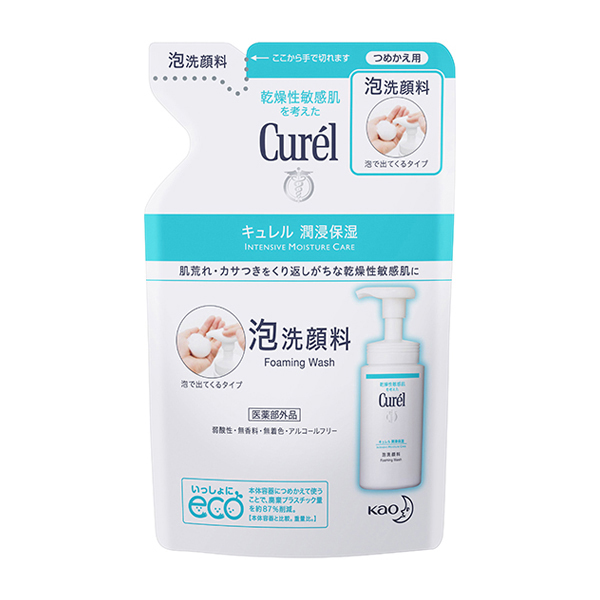 Curel 潤浸保濕洗顏慕絲 替換裝 130ml