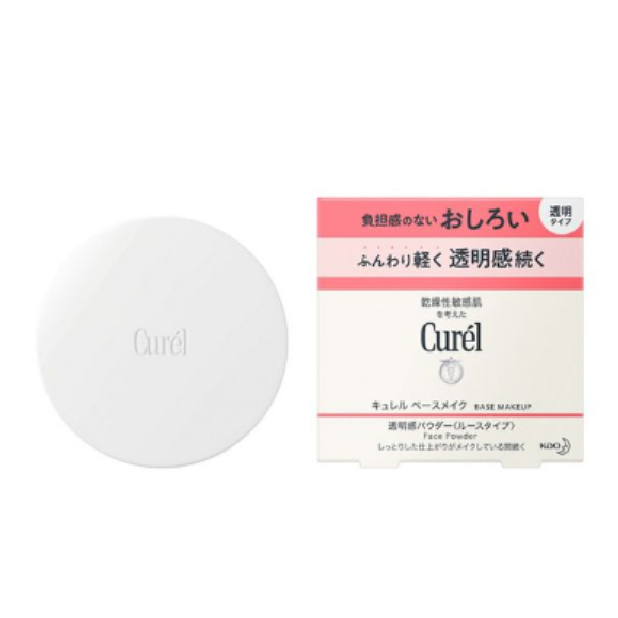 KAO花王Curel珂潤 清爽控油散粉 透明色 4g