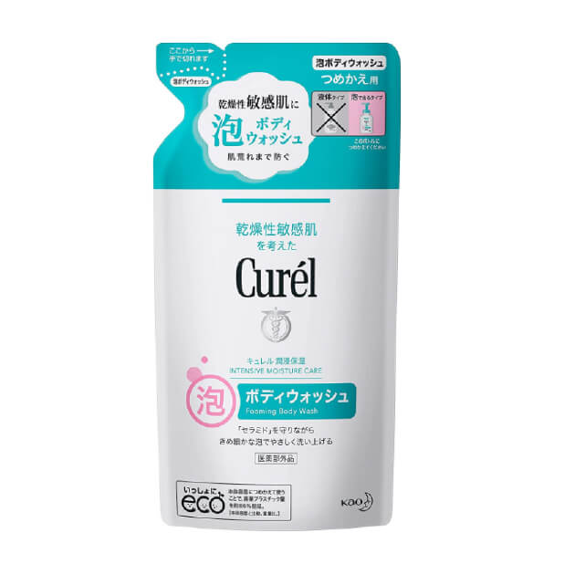 花王 キュレル 泡ボディウォッシュ 泡タイプ つめかえ用 380ml-驚安の