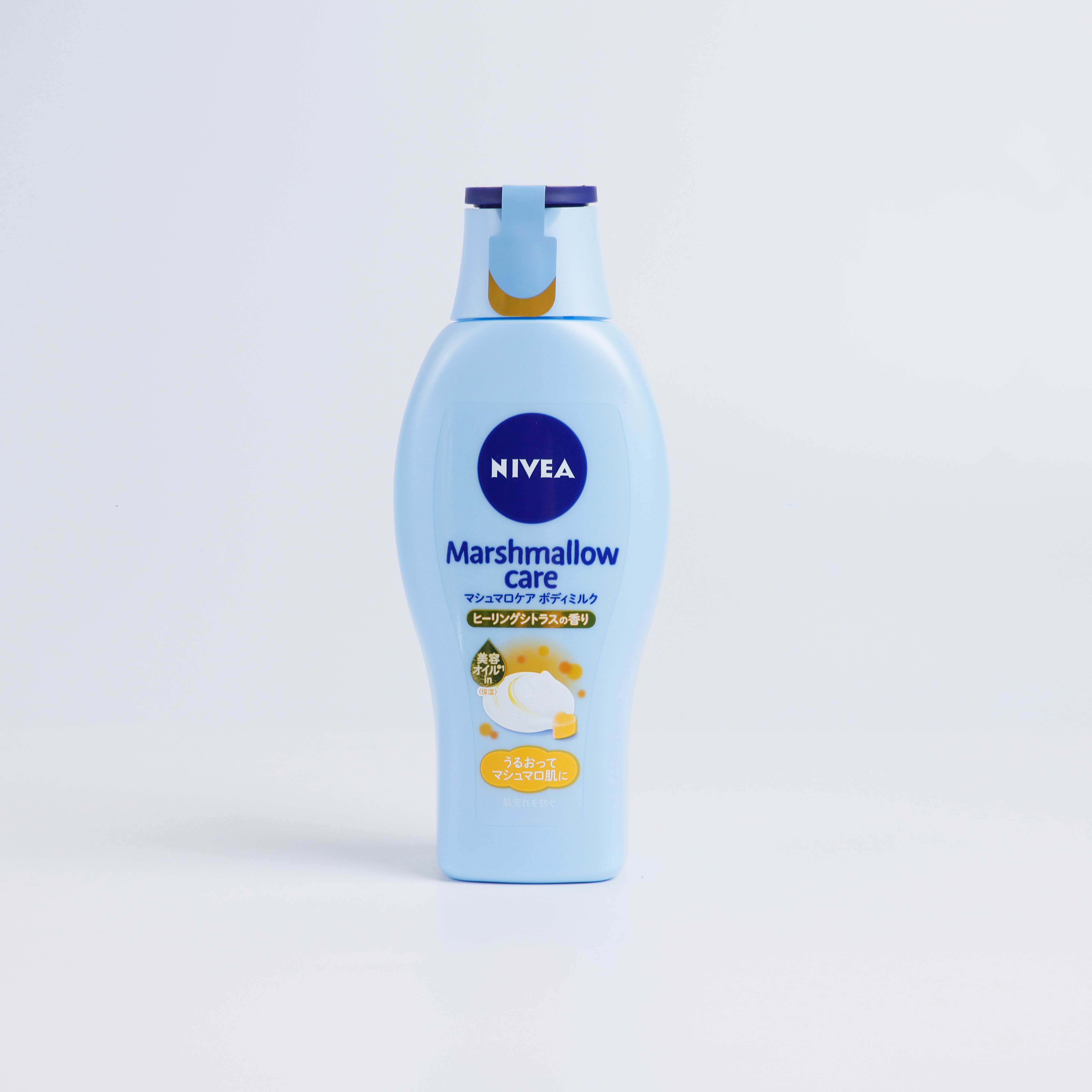 フェイスクリーム Nabikkoro Kao Nivea Marshmallow Care Body Milk, Healing Citrus Fragrance