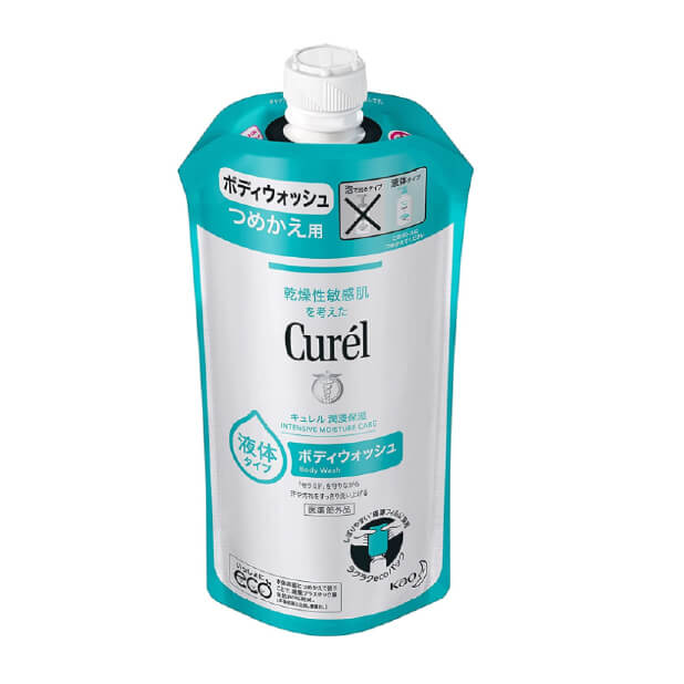 花王 キュレル ボディウォッシュ 液体タイプつめかえ用 340ml-驚安の
