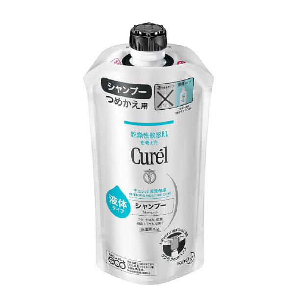 花王 キュレル シャンプー 液体タイプ つめかえ用 340ml-驚安の殿堂