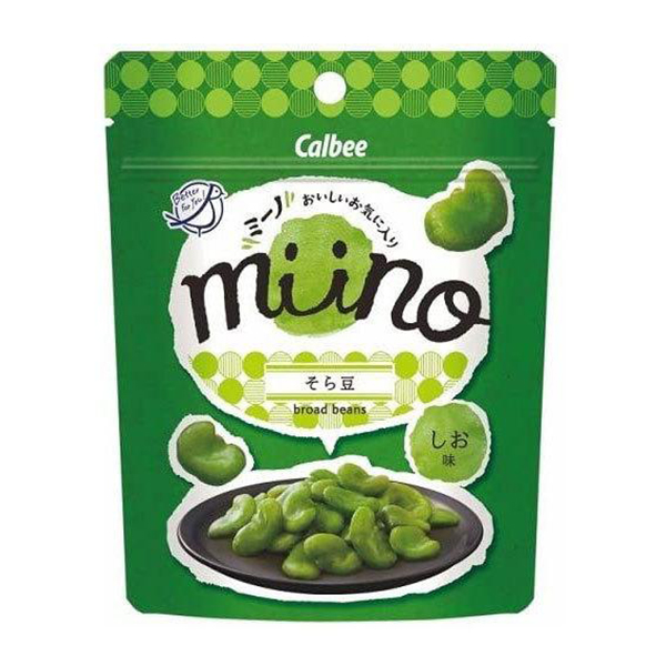 2号仓-Calbee卡乐比 miino 日本进口蛋白纤维零食膨化休闲办公追剧小吃零食 香酥脆盐味蚕豆 28g