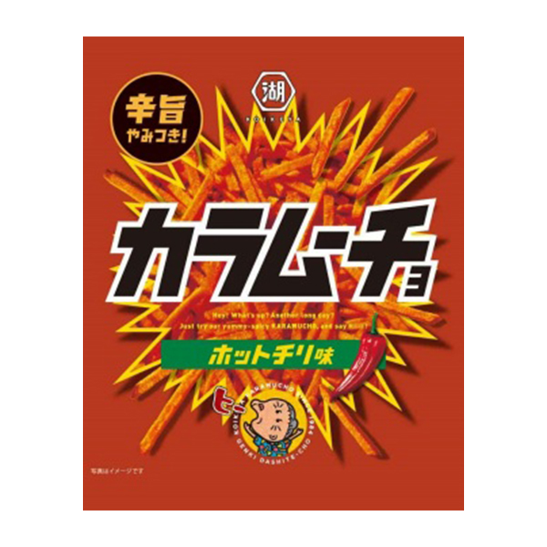 2号仓-湖池屋日本进口国民零食经典休闲小吃香辣薯条 97g