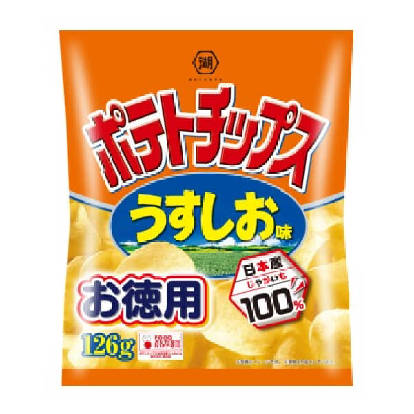 湖池屋 お徳用ポテトチップスうすしお味 126g-驚安の殿堂 ドン・キホーテ