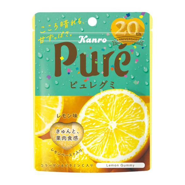 2号仓-PURE 心型水果味软糖 柠檬味 保质期至：2025-06-01