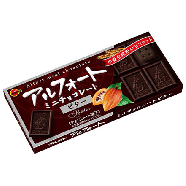 ブルボン アルフォートミニチョコレート ブラック-驚安の殿堂 ドン