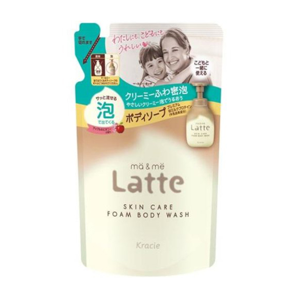 Kracie Ma&Me LATTE Foaming Shower Gel Refill 420ml-DONKI Official