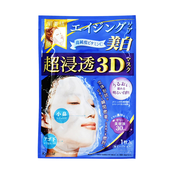肌美精 超滲透3D面膜 深層抗皺美白 1片