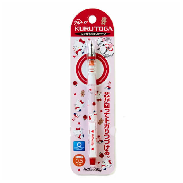 サンリオ ハローキティ クルトガ シャープペンシル りんご-驚安の殿堂