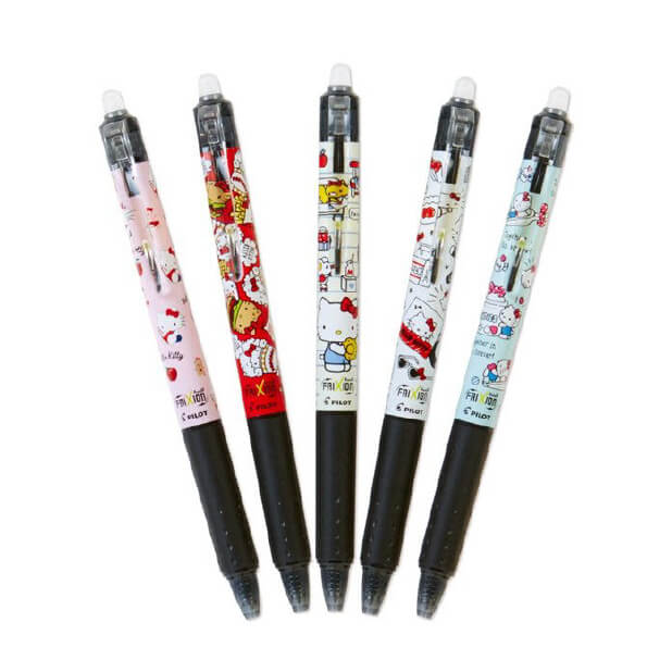 サンリオ ハローキティ パイロット フリクションノック 5デザイン 5本