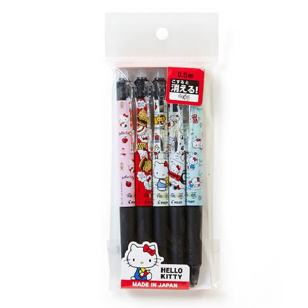 サンリオ ハローキティ パイロット フリクションノック 5デザイン 5本