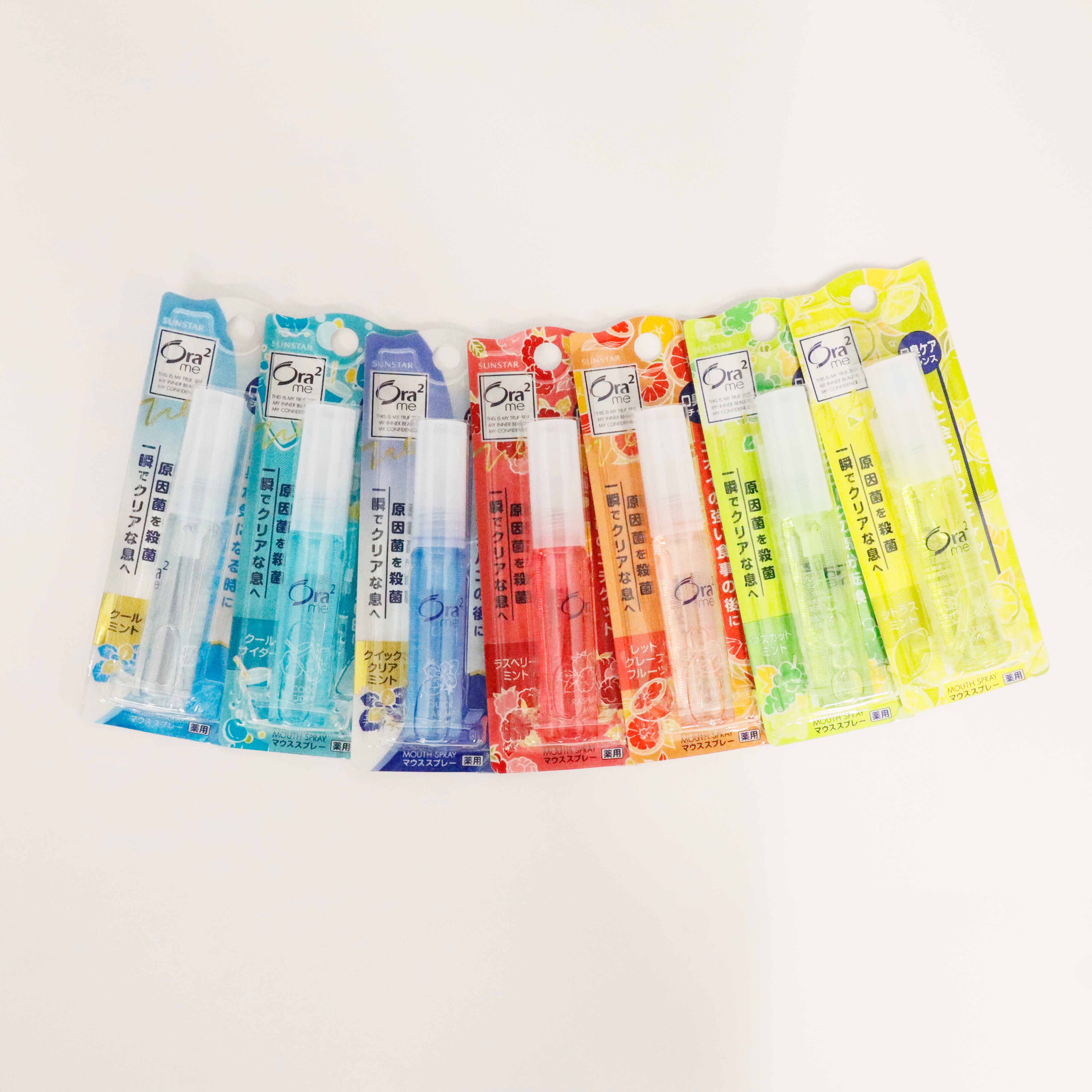 Sunstar Ora2 Breath Fine Mouth Spray, Raspberry Mint-DONKI