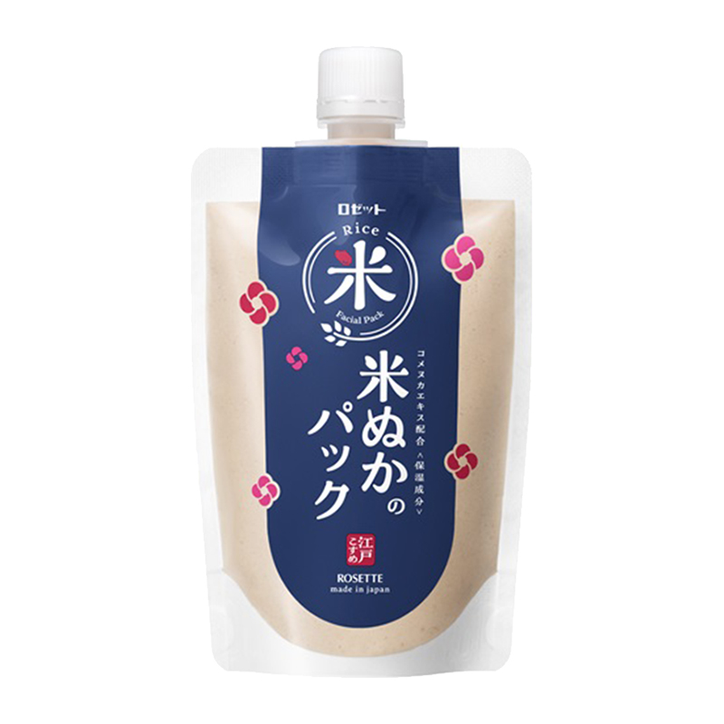ROSETTE Edo Cosme Rice Bran Essence Cleansing Mask, 170g-DONKI